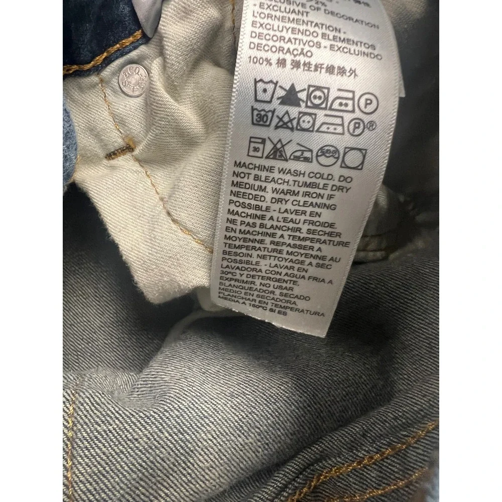 Levis‎ 514 Straight Fit Jeans Mens 40x32 Blue Medium Wash WaterLess Denim